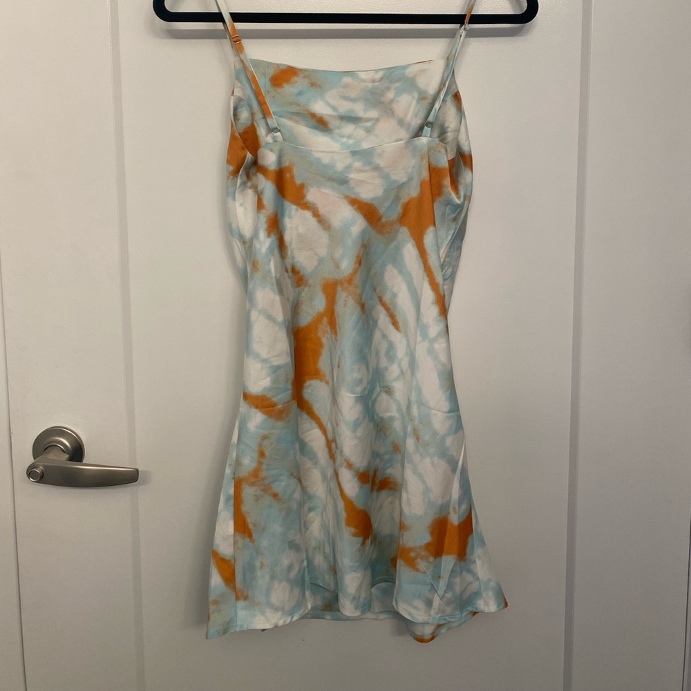 Princess Polly Atlanta Tie Dye Mint Mini Dress - Picture 2 of 4